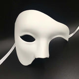 HULIANFU PVC Steampunk Phantom Masquerade Cosplay Mask Plastic Half Face Men/Women Punk Carnival Costume Props