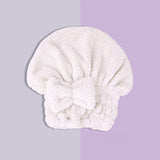 HULIANFU Microfiber Anti Frizz Curly Hair Towel Wrap for Women Adult Absorbent Quick Dry Bath Thicker Shower Long Curly Dry Hair Cap