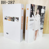 HULIANFU Ins Fashion Fake Books for Decoration Home Decor Coffee Table Book Simulation Prop Book Model Hotel Room Unopenable Box Book