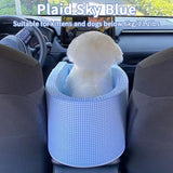 HULIANFU Portable Pet Dog Car Seat Central Control Nonslip Dog Carriers Safe Car Armrest Box Booster Kennel Bed For Small Cat Dog Travel