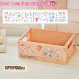 HULIANFU Ins Desktop Plastic Storage Baskets Organizer Box Folding Stackable Toy Storage Basket with Handle Bathroom Storage Box Basket