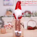 HULIANFU Santa Claus Christmas Doll Merry Christmas Decorations for Home Elk Christmas Ornaments Xmas Tree Decor  Navidad Natal Gifts