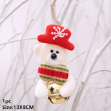 HULIANFU 2023 Christmas Hand Bell Bauble Jingle Bells Gold School Handbell Restaurant Supplies Xmas Noel New Year 2023 Adornos De Navidad