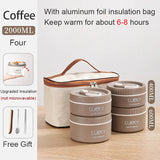 HULIANFU New Thermal Lunch Box Portable Japanese Style Bento Box Lunchbox Leakproof Food Container Microwave oven Dinnerware for Students