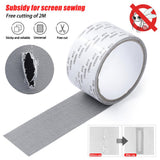 HULIANFU Window Net Anti-mosquito Mesh Sticky Wires Patch Repair Tape new Screen Window Door Mosquito Netting Patch Repair Broken Hole