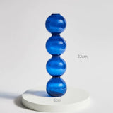 HULIANFU Nordic Creative Glass Bubble Vase Flower Arrangement Spherical Art Flower Ornaments Vases Decoration Home Birthday Gift