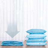 HULIANFU No Need Pump Vacuum Bags Large Plastic Storage Bags for Storing Clothes blankets Compression Empty Bag Covers Travel Accessories