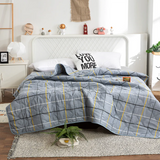 HULIANFU PEIDUO Anti-Mite Summer Cool Quilt Cartoon Thin Quilt Washable Lightweight Duvet Insert 100% Goose Down Filling Double Student