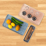 HULIANFU Sink Soap Organzier Rack Plastic Bathroom Storage Trays Sponge Holder Tableware Drain Storage Dish Kitchen Storage Accessories