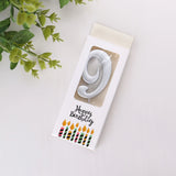HULIANFU New Sequins Digital Candle Birthday Number Cake Candle 0 1 2 3 4 5 6 7 8 9 Cake Topper Girls Boys Baby Party Supplies Decoration