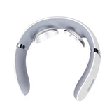 HULIANFU Massage Pillow Smart Electric Neck and Shoulder Pulse Massager Wireless Heat Cervical Vertebra Pain Relief Massage Machine