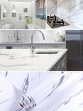 HULIANFU 2023 Marble Wallpaper Rolls for Kitchen Furniture Refurbish Room Decor Wall Decorative Vinyl Self Adhesive Wall Stickers Home Decor