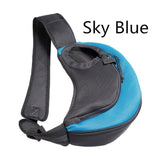 HULIANFU Pet Puppy Carrier S/L Outdoor Travel Dog Shoulder Bag Mesh Oxford Single Comfort Sling Handbag Tote Pouch