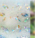 HULIANFU Rainbow Prism Sticker Rainbow Effect Window Film Solar Catcher Sticker Rainbow Prism Window Sticker 3D Rainbow Film Glass Film