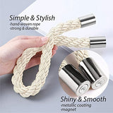 HULIANFU Magnetic Curtain Holder Strong Magnet Curtain Clip Tiebacks for Living Room Home Decoration Accessories
