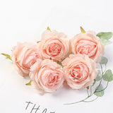HULIANFU 2023 5PCs Rose Artificial Flowers Silk Fake Flowers For Home Room Decor Party Wedding Valentines Day Decorations DIY Crafts Accessory