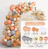 HULIANFU Macaron Pink Balloon Garland Arch Kit Wedding Birthday Party Decoration Kids Globos Rose Gold Confetti Latex Ballon Baby Shower