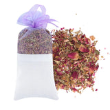 HULIANFU Natural Dried Flowers Sachet Bag Rose Jasmine Rosemary Lavender Bud Dry Flower Household Wardrobe Aromatherapy Car Air Freshener