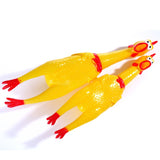 HULIANFU Screaming Chicken Squeeze Sound Toy Pets Dog Toys Product Shrilling Decompression Tool Squeak Vent chicken