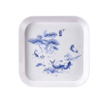 HULIANFU Snack Platter Snack Dish Small Bone Dish Spit Bone Dish Melamine Plate Small Plate Household Bone Bone Small Dish Cake Plate