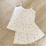 hulianfu Sweet Floral Pattern Pajama Sets Women Summer Lace Trim Homewear Cute Sleepwear Kawaii Pajamas Top and Shorts
