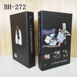 HULIANFU Ins Fashion Fake Books for Decoration Home Decor Coffee Table Book Simulation Prop Book Model Hotel Room Unopenable Box Book