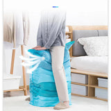 HULIANFU No Need Pump Vacuum Bags Large Plastic Storage Bags for Storing Clothes blankets Compression Empty Bag Covers Travel Accessories