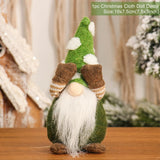 HULIANFU Santa Claus Christmas Doll Merry Christmas Decorations for Home Elk Christmas Ornaments Xmas Tree Decor  Navidad Natal Gifts