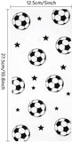 HULIANFU Soccer Party Favors Bag Heat Sealable Treat Candy Bags Goodie Bags Football Theme Gift Bags with Twist Ties for World Cup
