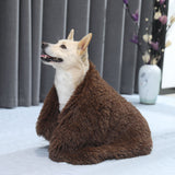 HULIANFU Soft Long Plush Pet Blanket Multi-Use Mat Sofa Cover Comfortable Warming Shag Blankets for Puppy Dog and Cats