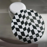 HULIANFU Nordic Ins Coffee Shop Simple Chessboard Lattice Acrylic Coaster Model Room Soft Photo Props Home Decoration