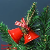 HULIANFU  Christmas Hand Bell Bauble Jingle Bells Gold School Handbell Restaurant Supplies Xmas Noel New Year 2023 Adornos De Navidad
