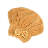 HULIANFU Shower Cap Microfibre Quick Hair Drying Bath Towel Spa Bowknot Wrap Towel Cap Bathroom Accessories Bonnets for Women Designer