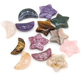 HULIANFU Natural Stone Amethyst Powder Crystal Star Shape Mineral Specimen Gemstone Agate Fish Tank Jewelry Home Decoration Ornaments