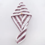 HULIANFU Microfiber Towel Hair Towel Bath Towels For Adults Women Home Embroidered Daisy Animal Coral Velvet Shower Cap Dry Hair Cap 1pc