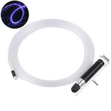 HULIANFU LED Sparkle Whip Led Fiber Optic Whip Glow Stick Luminous Hand Strap Light Up Super Bright Toy Dance Show Performance Multicolor