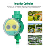 HULIANFU Outdoor Timed Watering Irrigation Controller Automatic Sprinkler Control Programmable Valve Hose Water Timer Faucet for Garden