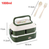 HULIANFU Kawaii Portable Lunch Box For Girls School Kids Plastic Picnic Bento Box Microwave Food Box With Compartments Storage Containers