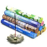 HULIANFU   Y 20 Sticks Indian Incense White Sage Meditation Lavender Yoga Sea Breeze Love Incense Purifying Air Deodorization Aromatherapy