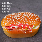 HULIANFU Simulation Fried Chicken Model Food Photo Prop Artificial Hamburger Fake French Fries Cake Funny Toys Fast Food Shop Display Dec