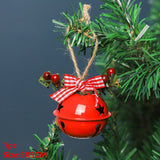 HULIANFU 2023 Christmas Hand Bell Bauble Jingle Bells Gold School Handbell Restaurant Supplies Xmas Noel New Year 2023 Adornos De Navidad