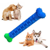 HULIANFU Puppy Brush Dog Toothbrush Chew Toy Stick Cleaning Massager Pet Teeth Cleaning Toys Multifunctional Silicone Doggy Dental Care