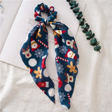 HULIANFU 2023 Christmas Silk Headband Merry Christmas Decorations for Home Xmas Gift Natale Navidad  Cristmas Ornaments New Year 2023 Noel