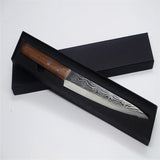 HULIANFU Salmon Sashimi Damascus Knife Multifunctional Stainless Steel Slicing Knife Japanese Sushi Knife Cooking KnifeTwosun Chef Knife