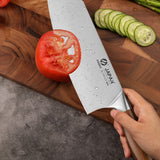 HULIANFU Kitchen Knives Set Stainless Steel Meat Chopping Cleaver Fish Vegetables Slicing Butcher Knife Japanese Chef Knife with Gift Box