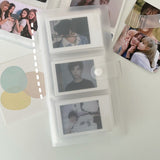 HULIANFU Photocard Holder Collection Album Idol Chasing Star Binder Photocards Collection Book Large-capacity Ticket Card Book Card Bag