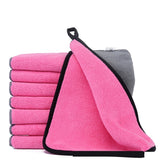HULIANFU Pet Towel Bath Absorbent Towel Soft Lint-free Dogs Cats Bath Towels Absorbent Quick-drying Small ThickTowel Special Pet Products