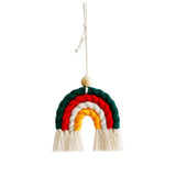 HULIANFU Natural Wood Bead Garland With Jute Rustic Wall Hanging Tassels String Handmade Garland Farmhouse Ornament DIY Home Decoration