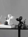 HULIANFU Light luxury balloon dog decoration creative animal home living room soft outfit girl cute decoration home decoration