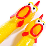 HULIANFU Screaming Chicken Squeeze Sound Toy Pets Dog Toys Product Shrilling Decompression Tool Squeak Vent chicken